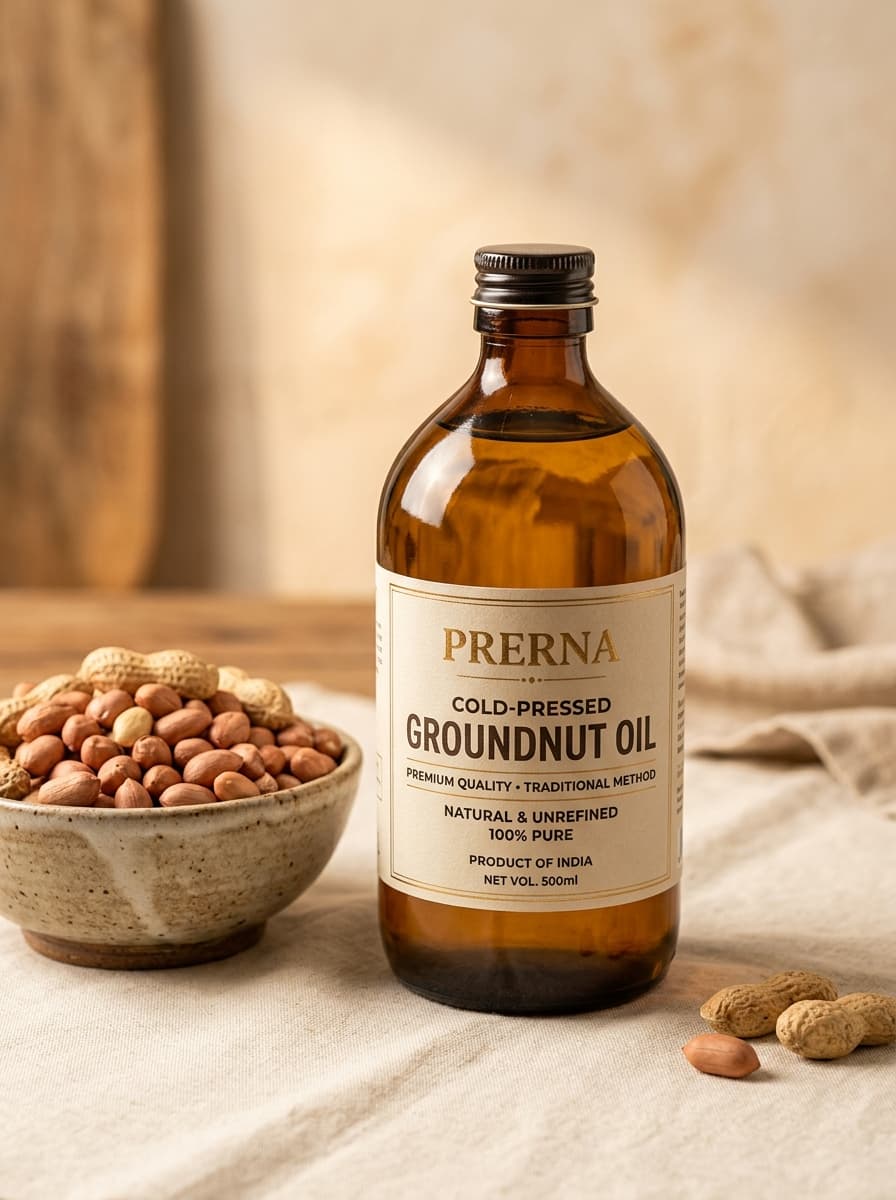 Cold-Pressed Groundnut Oil